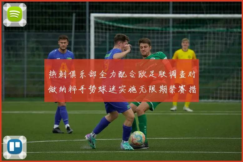 热刺俱乐部全力配合欧足联调查对做纳粹手势球迷实施无限期禁赛措施